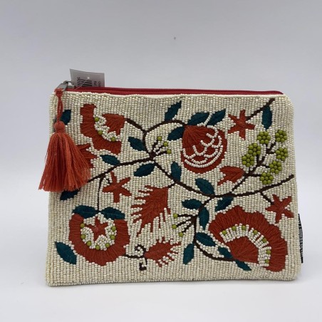 Clutch Clavel beige