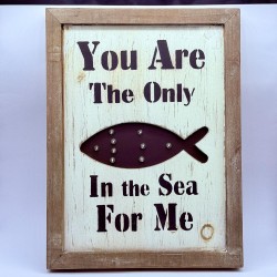 Cuadro Luminoso  You Are The Only Fish 