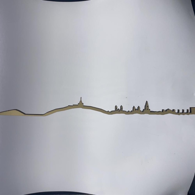 Skyline Donostia Marrón Mediano